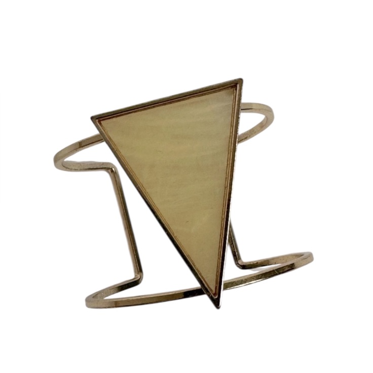 Triangular Design Cuff Bracelet